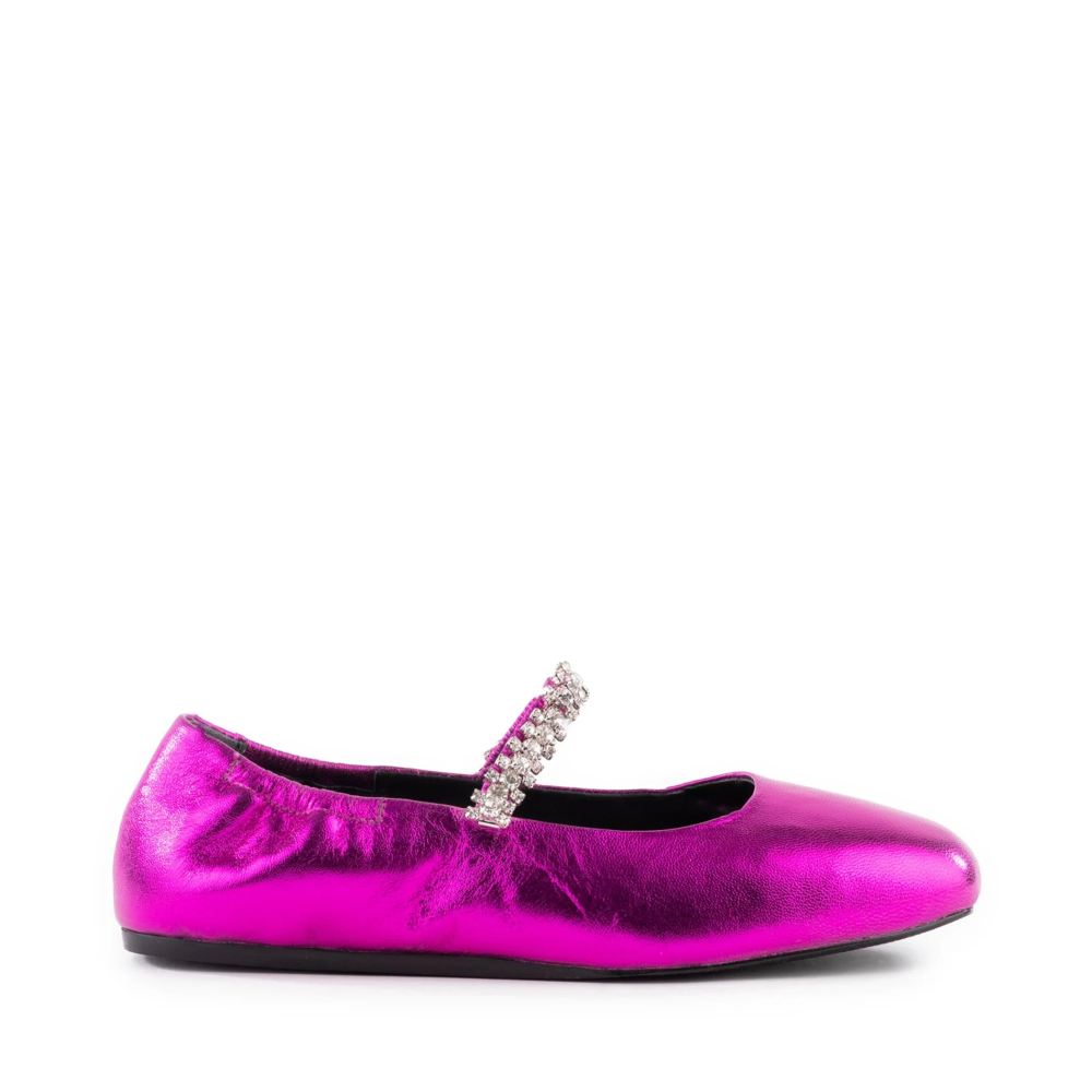 Seychelles | Women's Far Too Kind Flat-Fuchsia Metallic